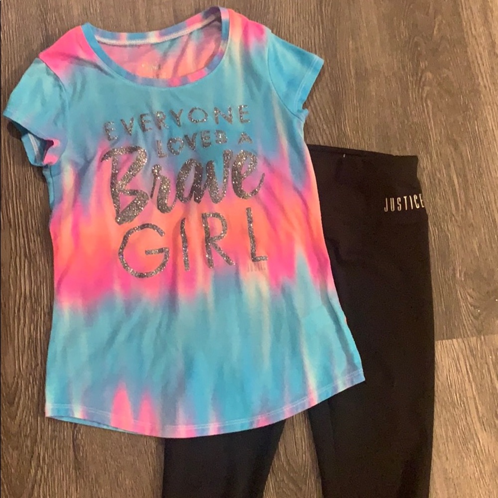 Justice two piece outfit